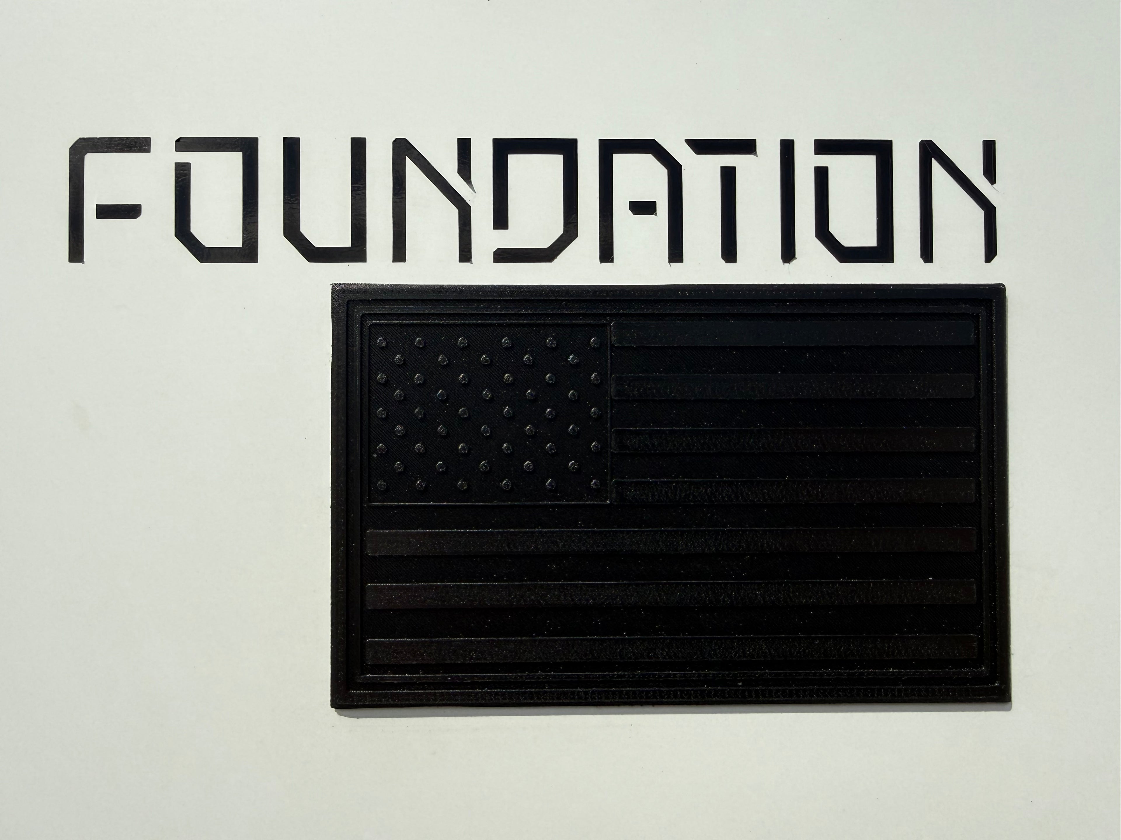 Ole Glory Magnet Black