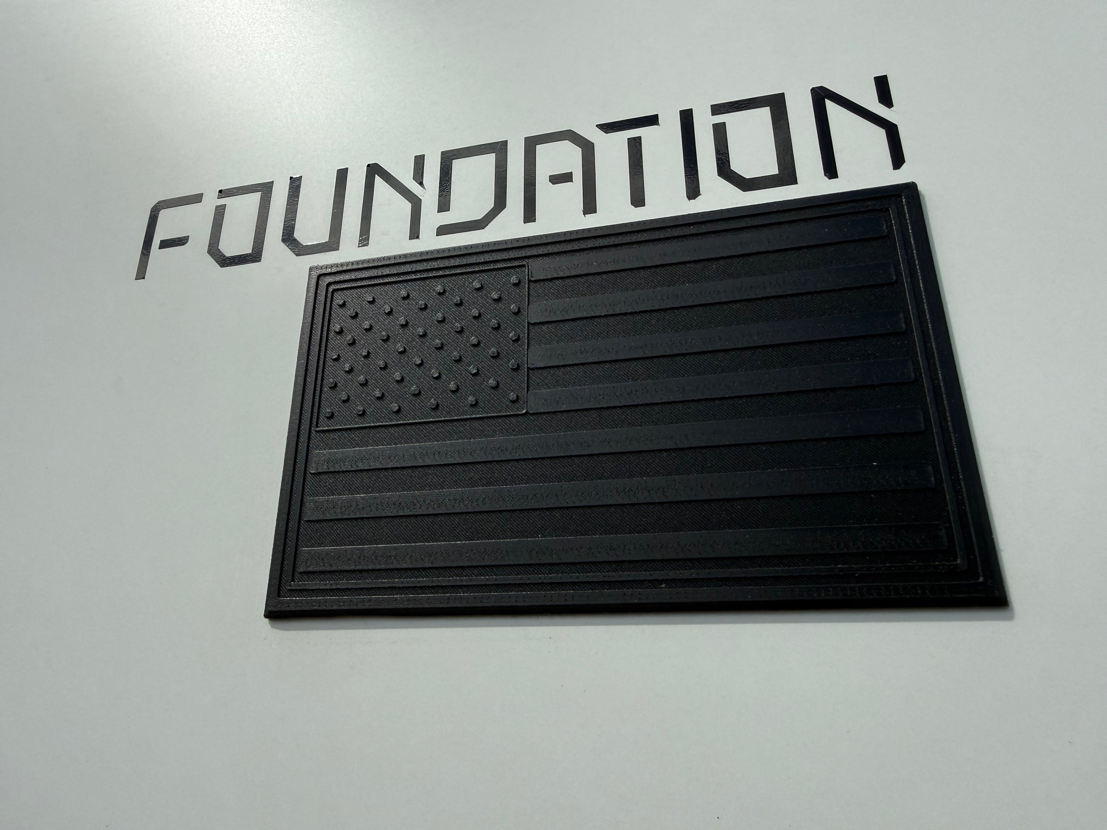 Ole Glory Magnet Black