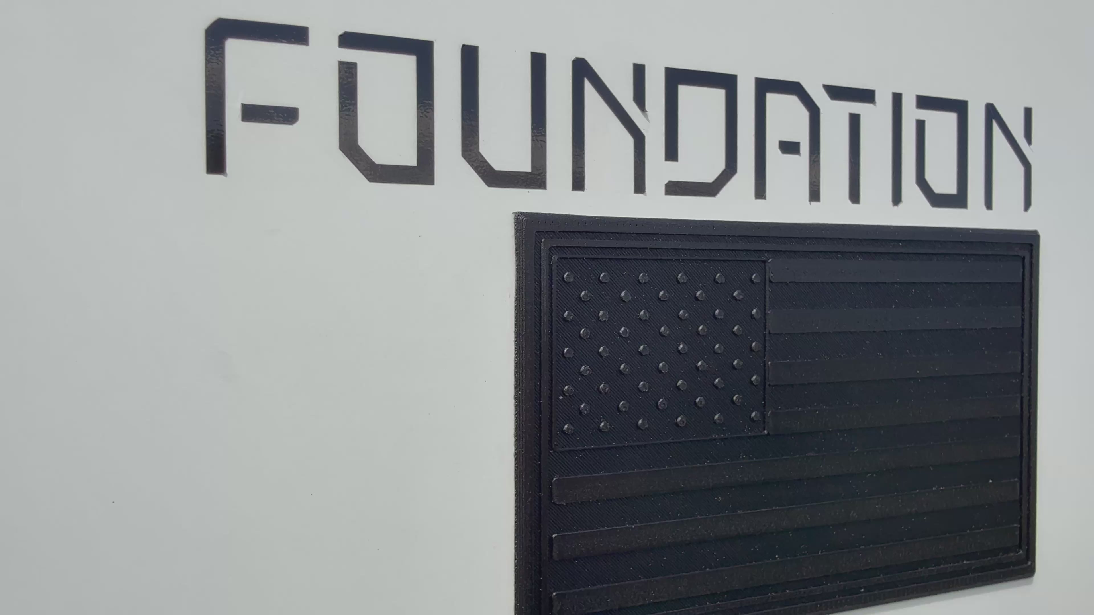 Ole Glory Magnet Black